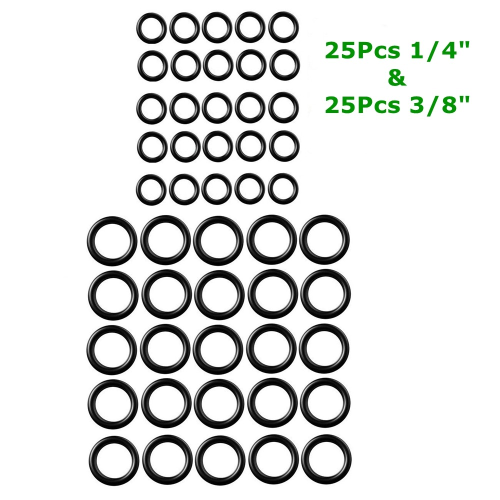 50Pcs For 1/4″ 3/8″ M22 High Quality O Rings Hose Washer Kit Pressure Washer