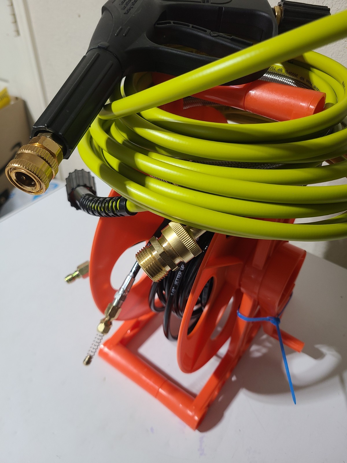 Already Assembled – Sewer Jetter Kit for Pressure Washer 50ft 1/8In. Easy in/out
