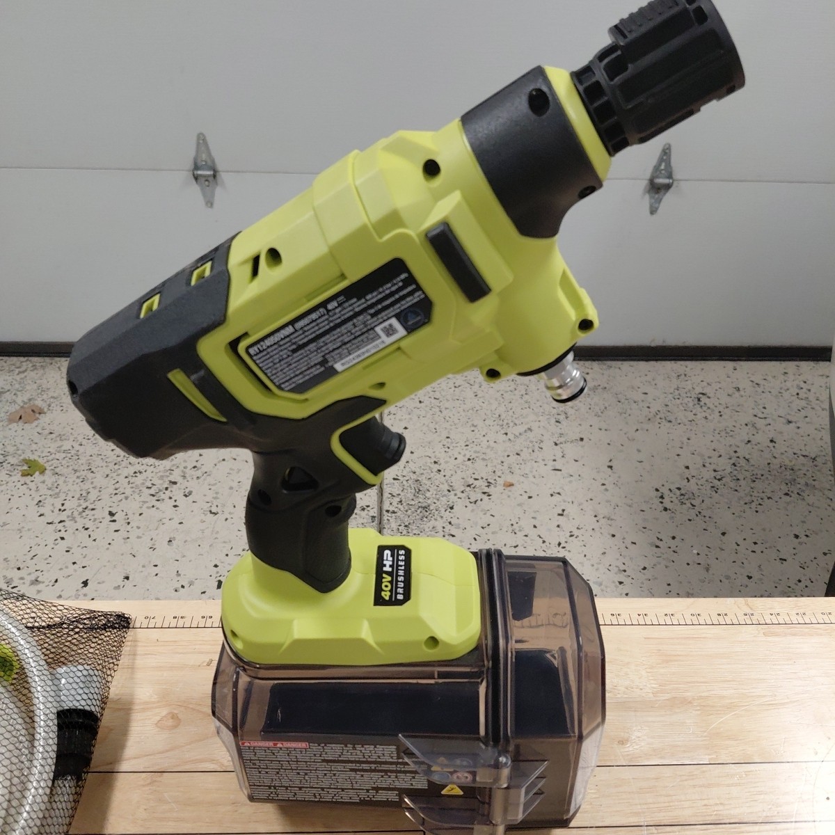 RYOBI 40V HP Brushless EZClean 600 PSI 0.7 GPM Cold Water Power Cleaner