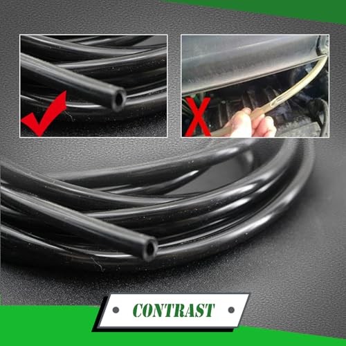 30 PCS Car Windshield Washer Hose Kit, 13Ft Rubber Washer Hose, 30 PCS Vehicle