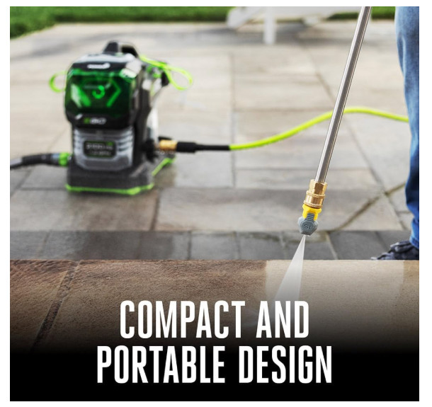 EGO Power+ 56V Cordless 2100 PSI Compact Portable Pressure Washer HPW2100 OB