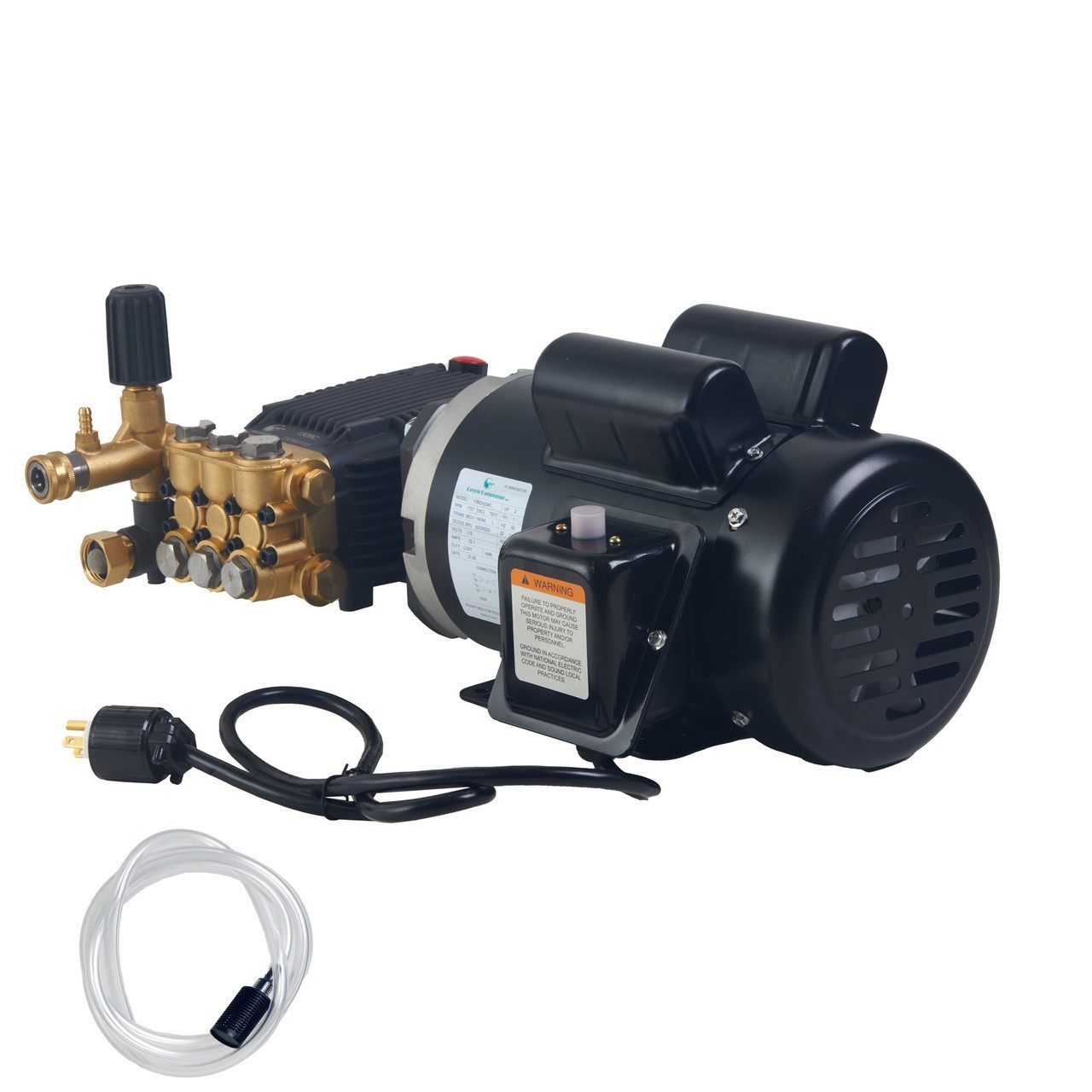 Canpump 1500 PSI 2 GPM Electric Pressure Washer w/ Triplex Pump, 2 HP 120 V