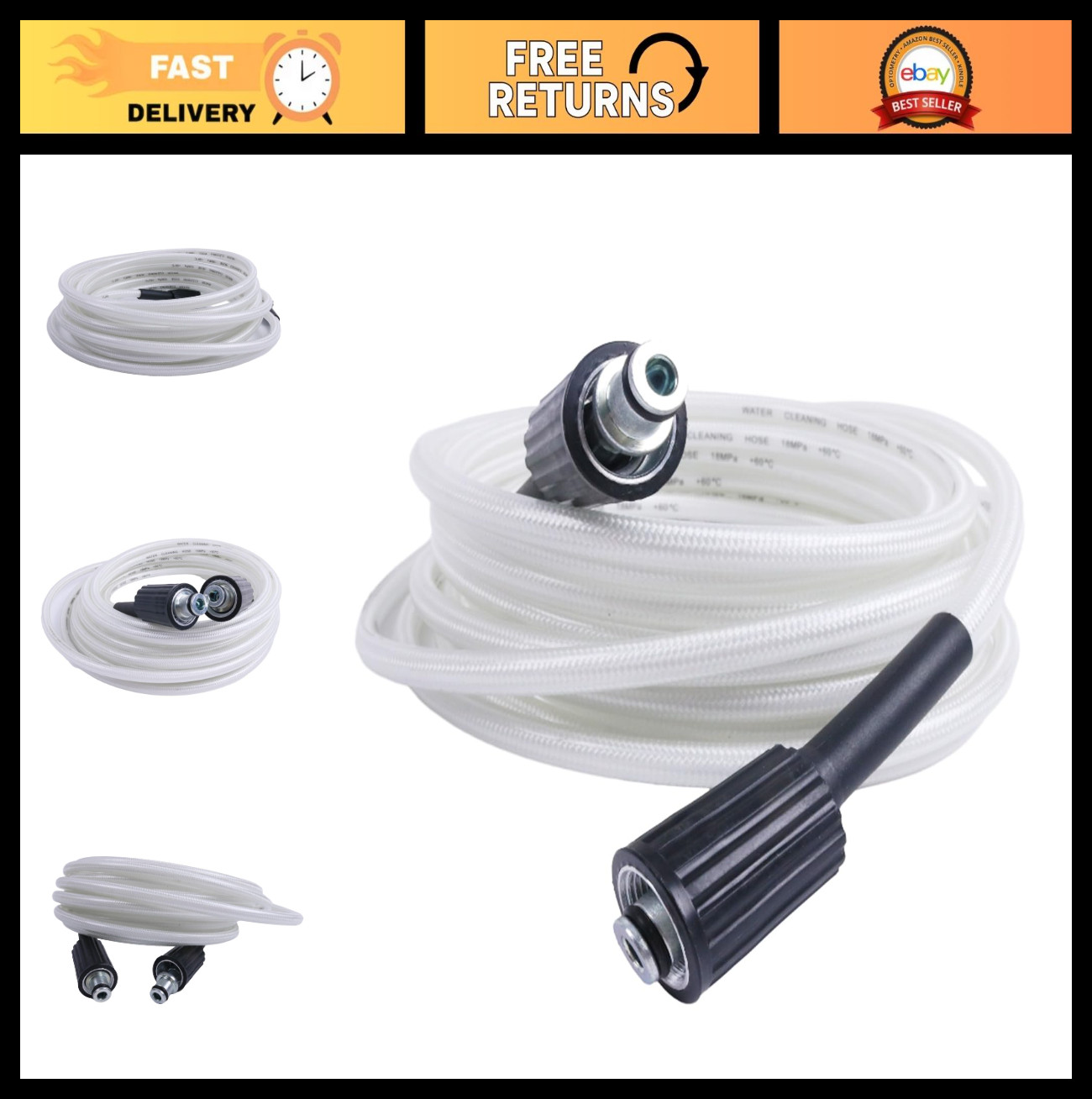 Pressure Washer Hose 308835074 Compatible with Ryobi RY141600 RY141612 – Durable