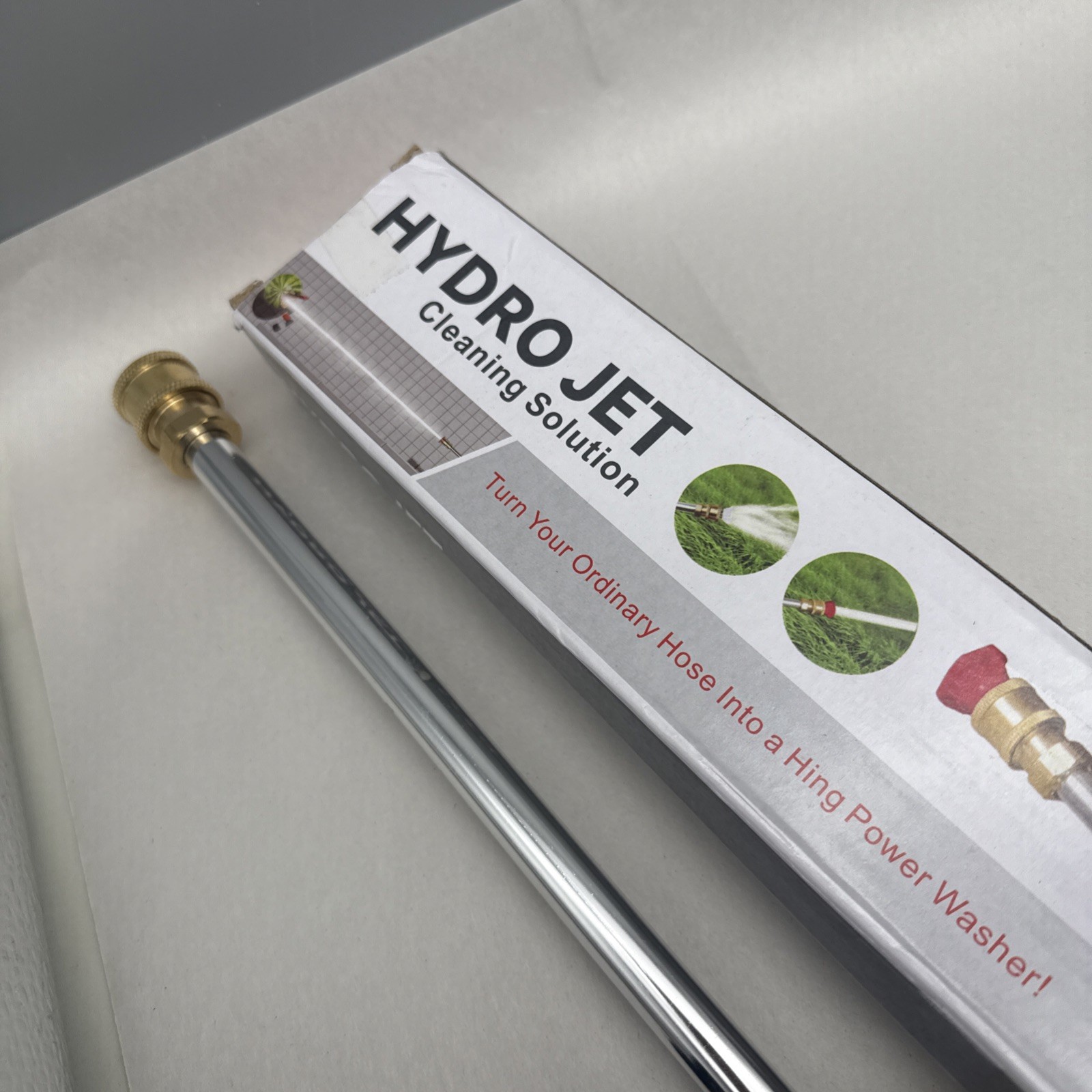 Hydro Jet Cleaning Solution Power Washer Wand, High Pressure Wand 2 Nozzle *READ
