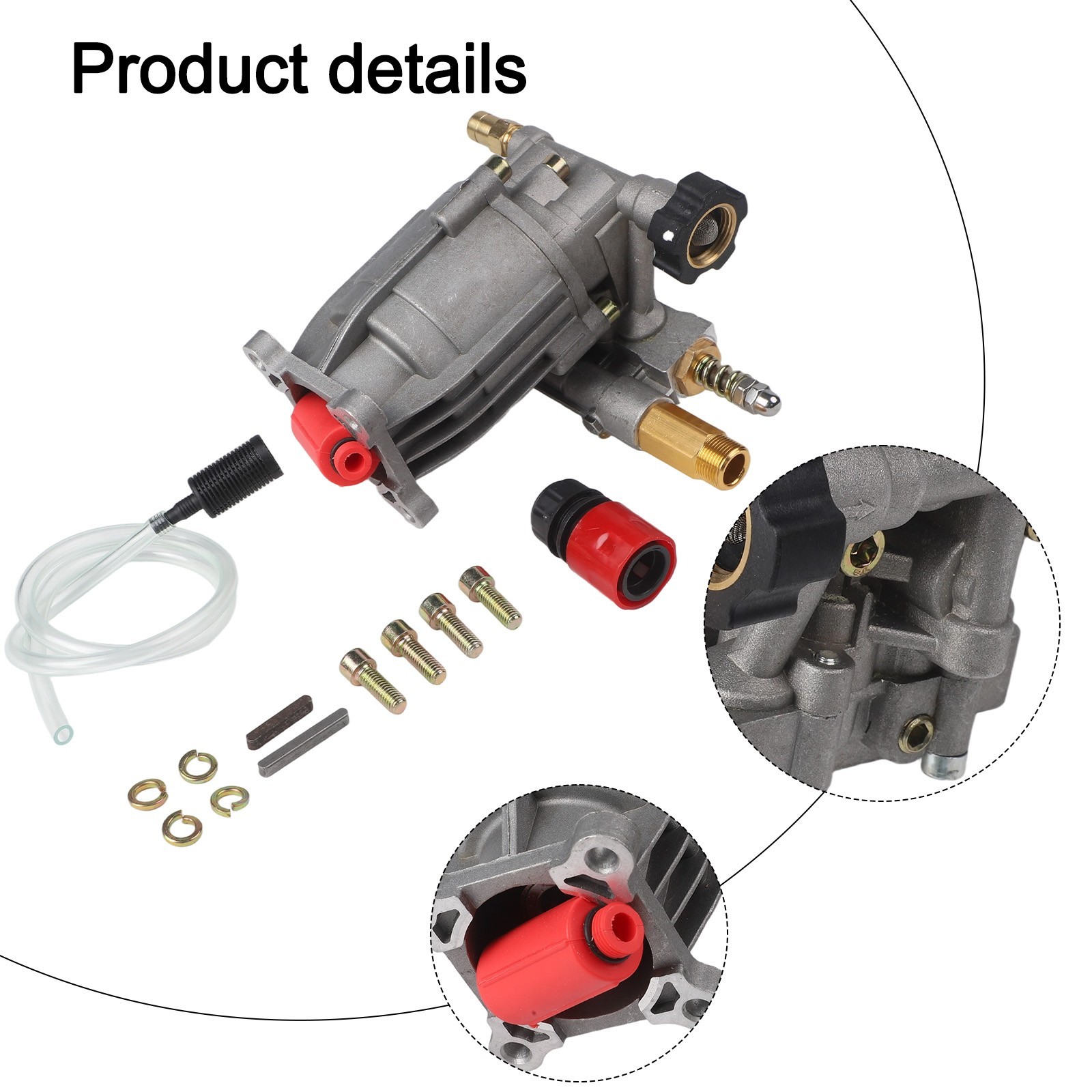 For 180 To 225 Cc Engines 3400 PSI Pump Adjustable Unloader Enhanced Performance