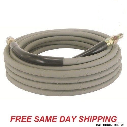 50 Foot Non-Marking Pressure Washer Hose – 4000 PSI 50 ft. Length 50′ Gray