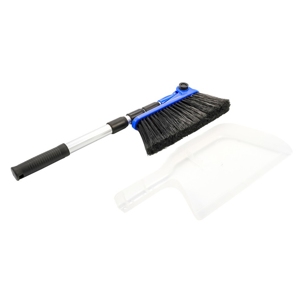 Camco Adjustable Broom w Dust Pan