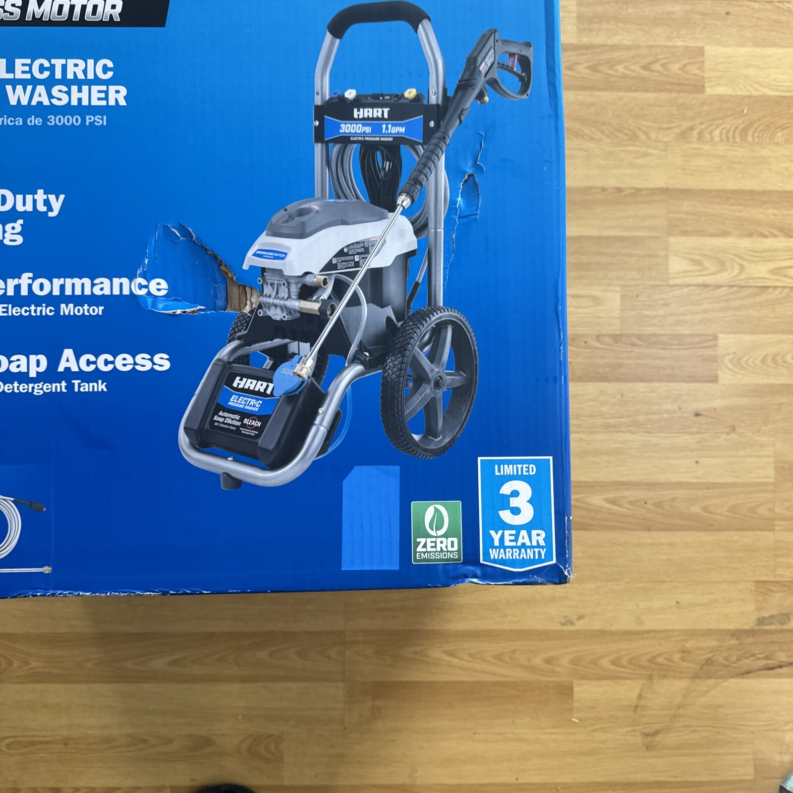Hart HW143011VNM 3000PSI 1.1 GPM Cold Water Electric Pressure Washer (FVS027561)