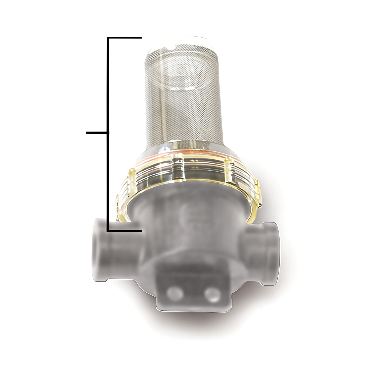 Filter Bowl, Large Clear, In-Line Can Filter