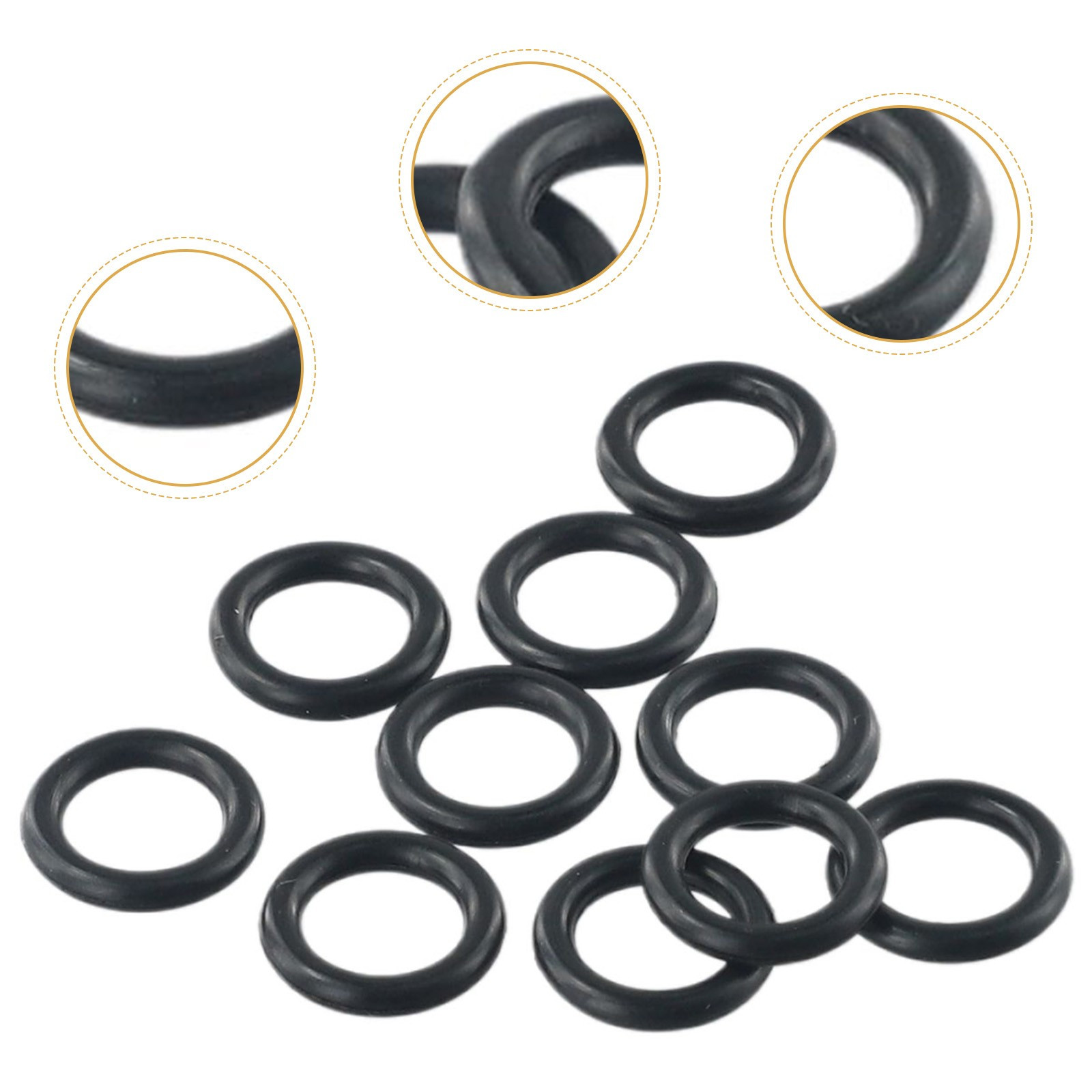 1/4 O-Rings Easy To Install Exquisite Pressure Washer Accessories Solid None
