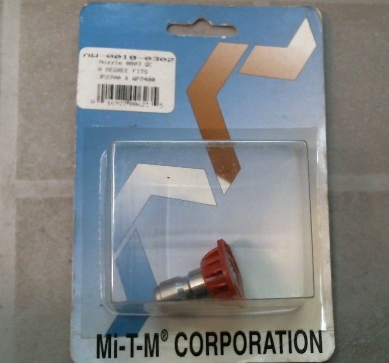 Mi-T-M Aw-0018-0302 Quick Connect Pressure Washer Nozzle, FREE SHIPPING