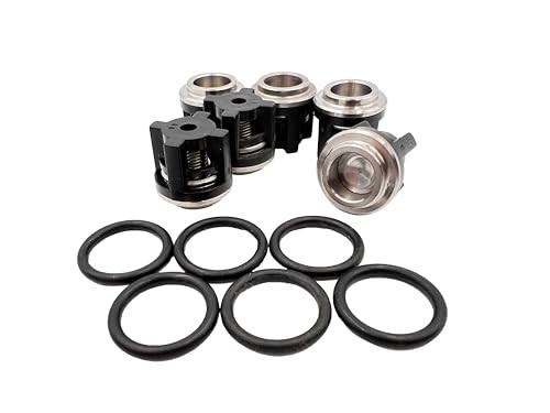 Pressure Washer Valve Kit Replacement – High-Pressure Water Pump Parts, Black