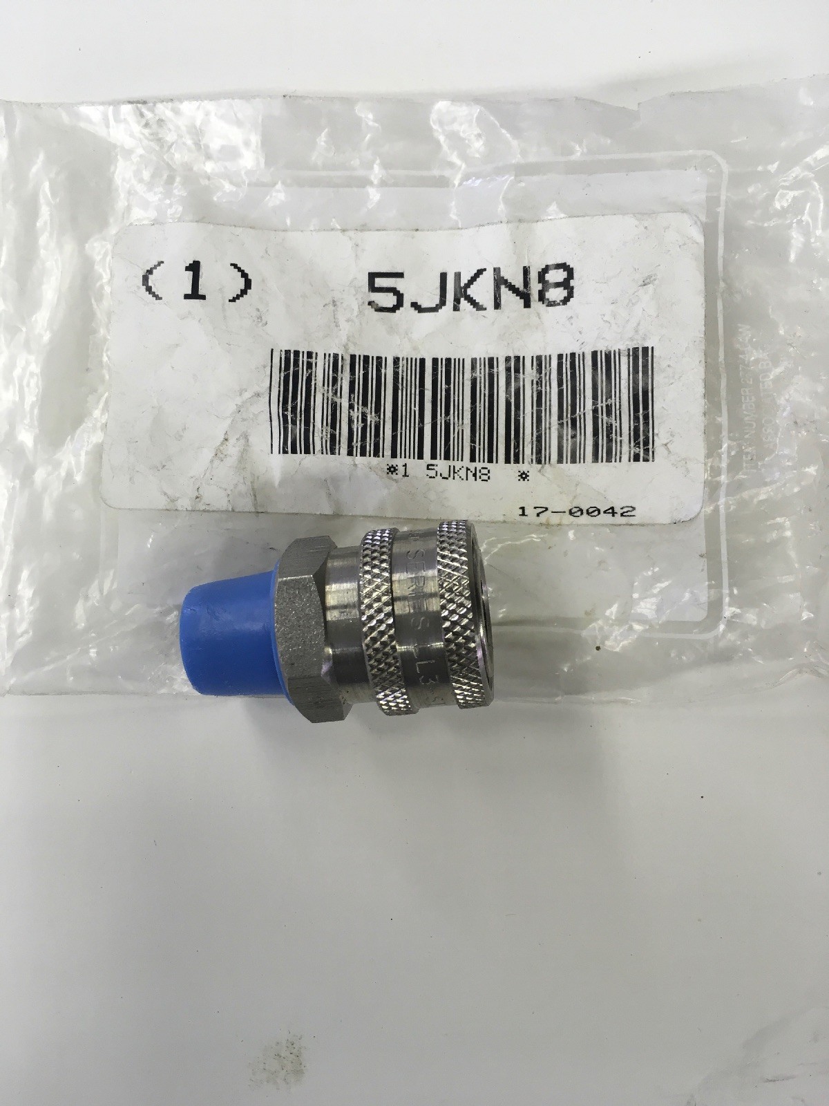 Quick Connect Coupler Male 3/8″ x 3/8″ P/N 5JKN8 EATON LL3-ST Series 17-0042