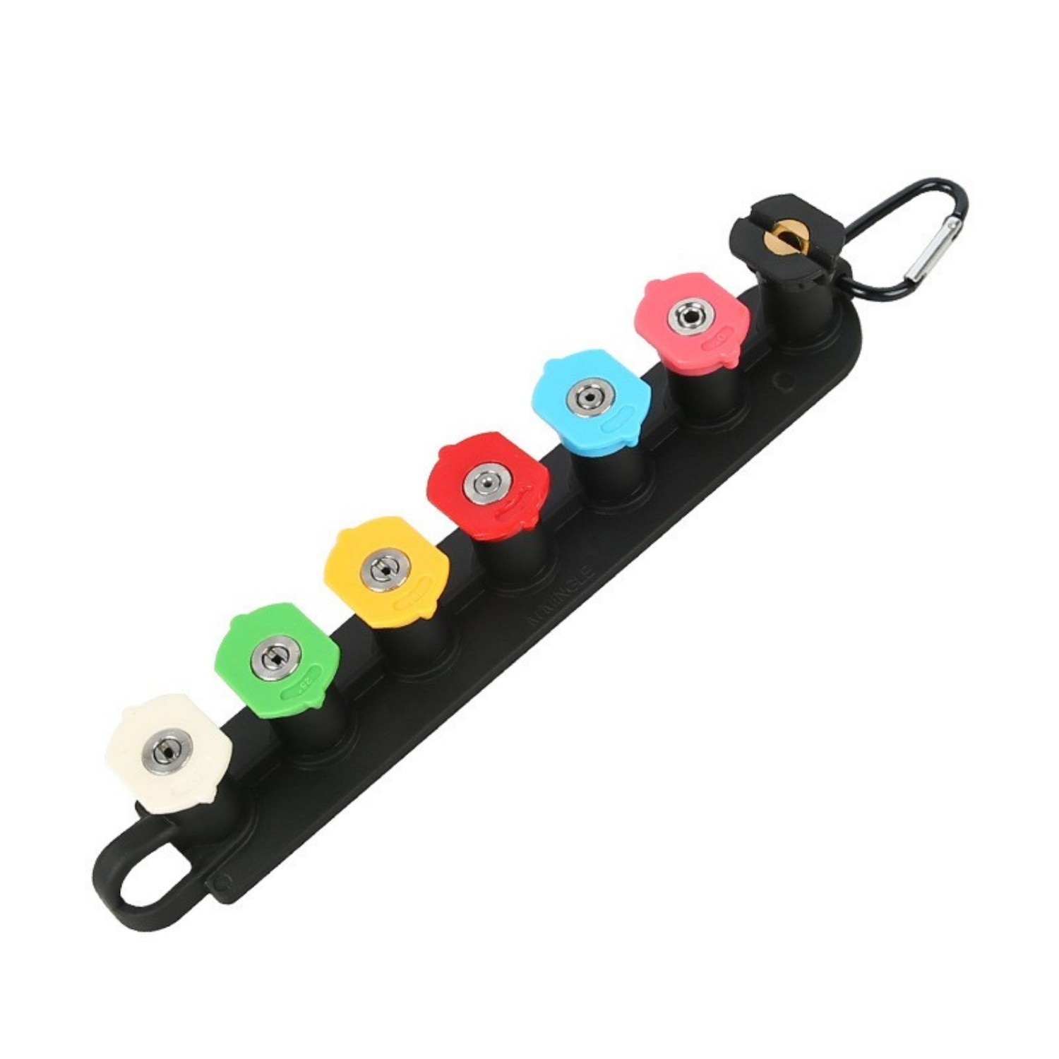 7Pcs Pressure Washer Spray Nozzles 1/4″ Quick Connect Tips with Storage Holder