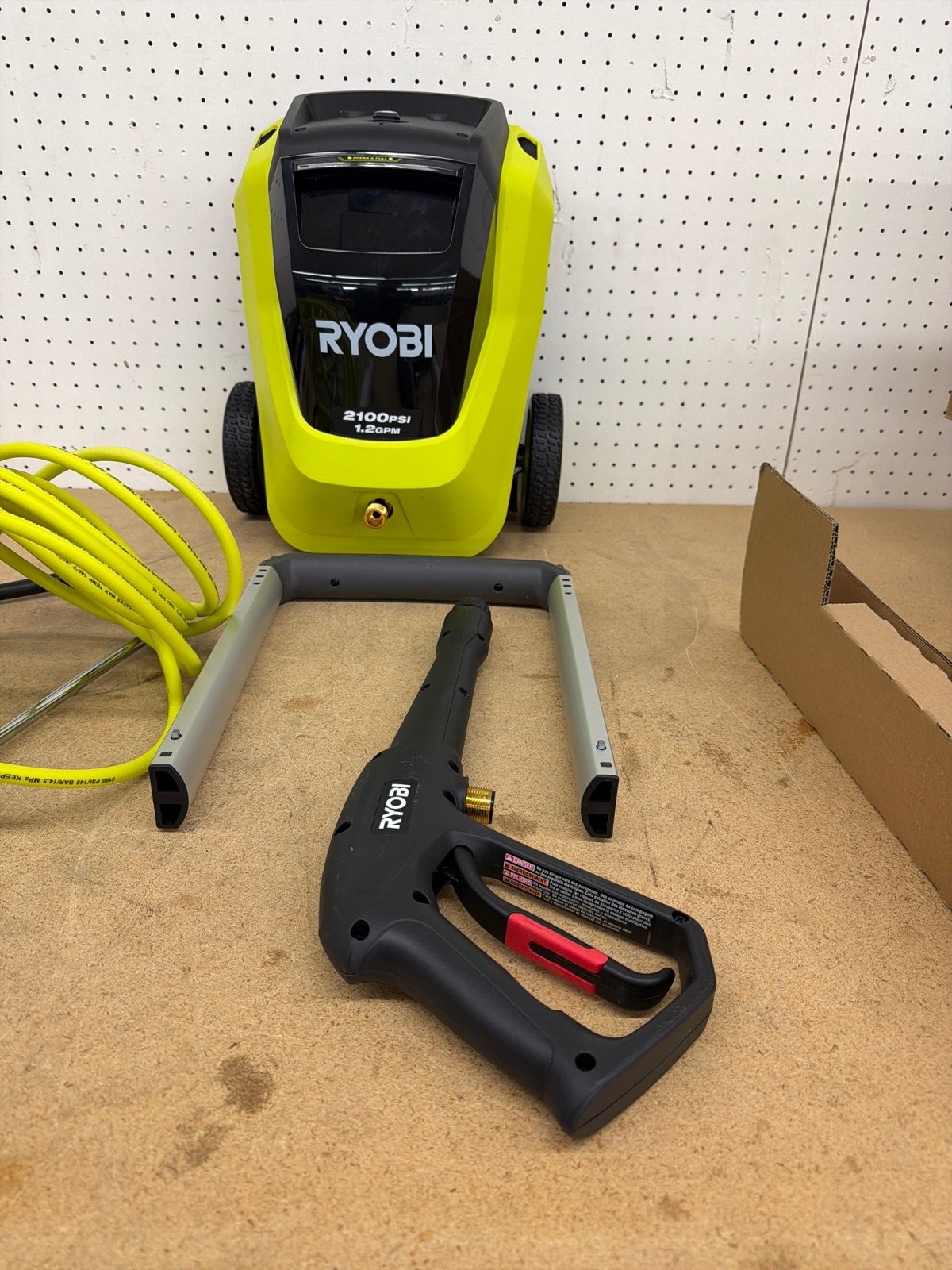 RYOBI 2100 PSI 1.2 GPM Cold Water Corded Electric Pressure Washer with Foamer