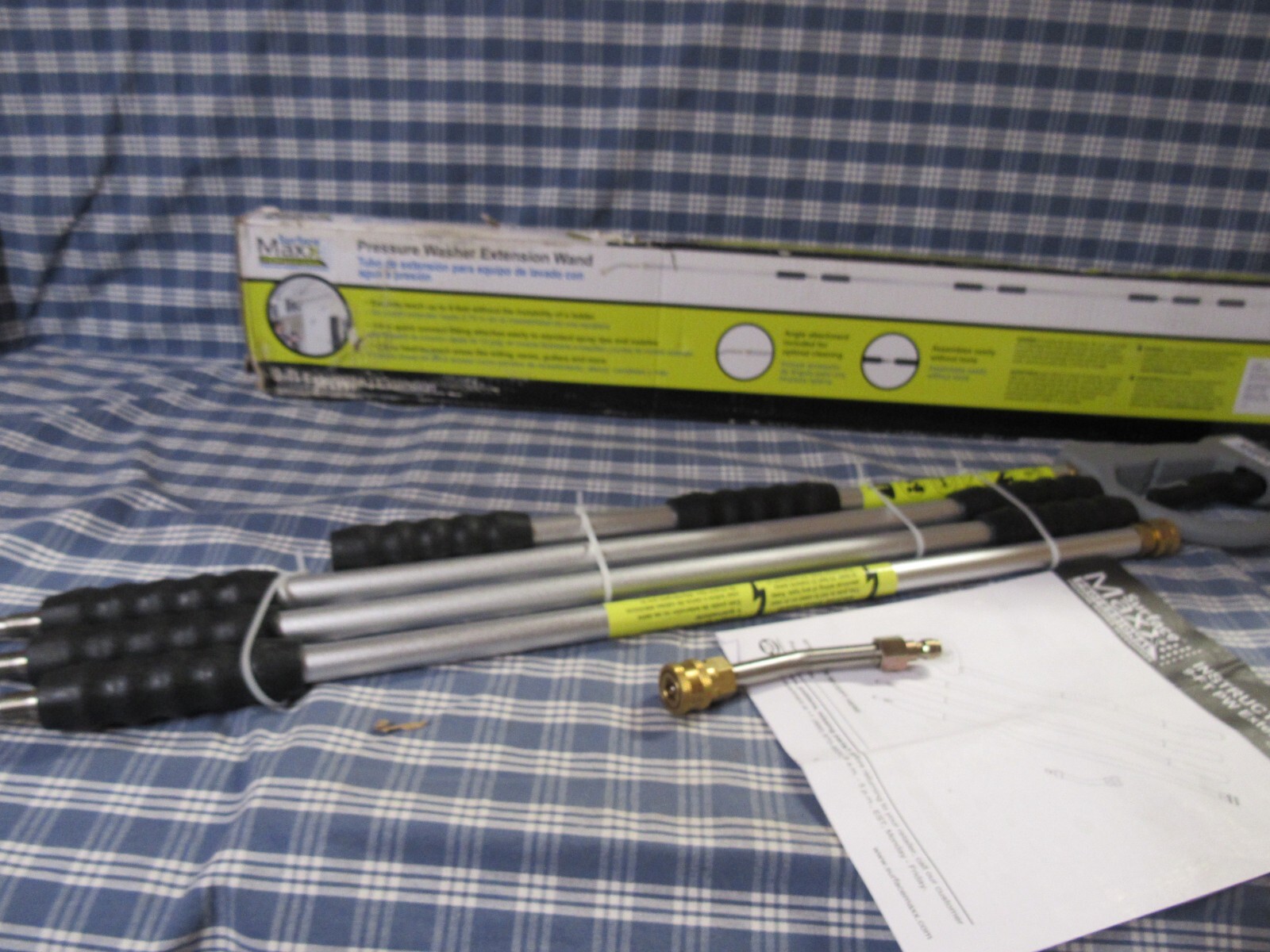 SurfaceMaxx 9 ft. Extended Reach Wand 4000 psi (New Distress Box) FREE SHIPPING.