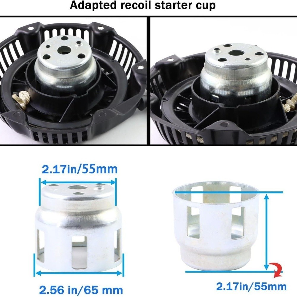 Recoil Starter Assembly for 5hp 6 5hp For 163cc and 208cc Engines with Screws