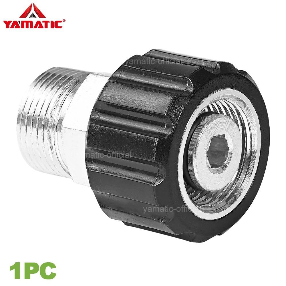 YAMATIC Pressure Washer Adapters M22-14mm Male to M22-15mm Female 4000 psi