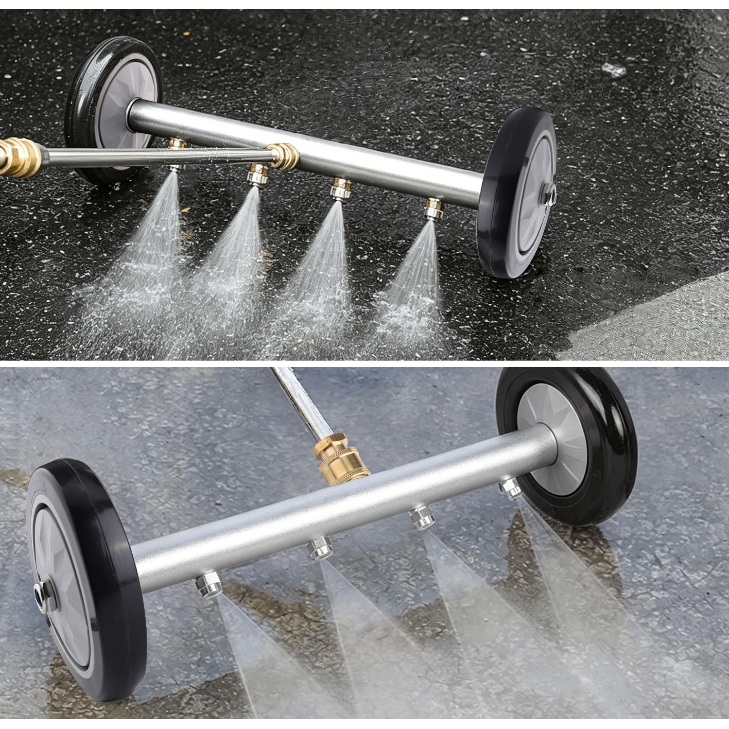 Pressure Power Washer Undercarriage Under Car Cleaner 16″ 4000 PSI Water Broom