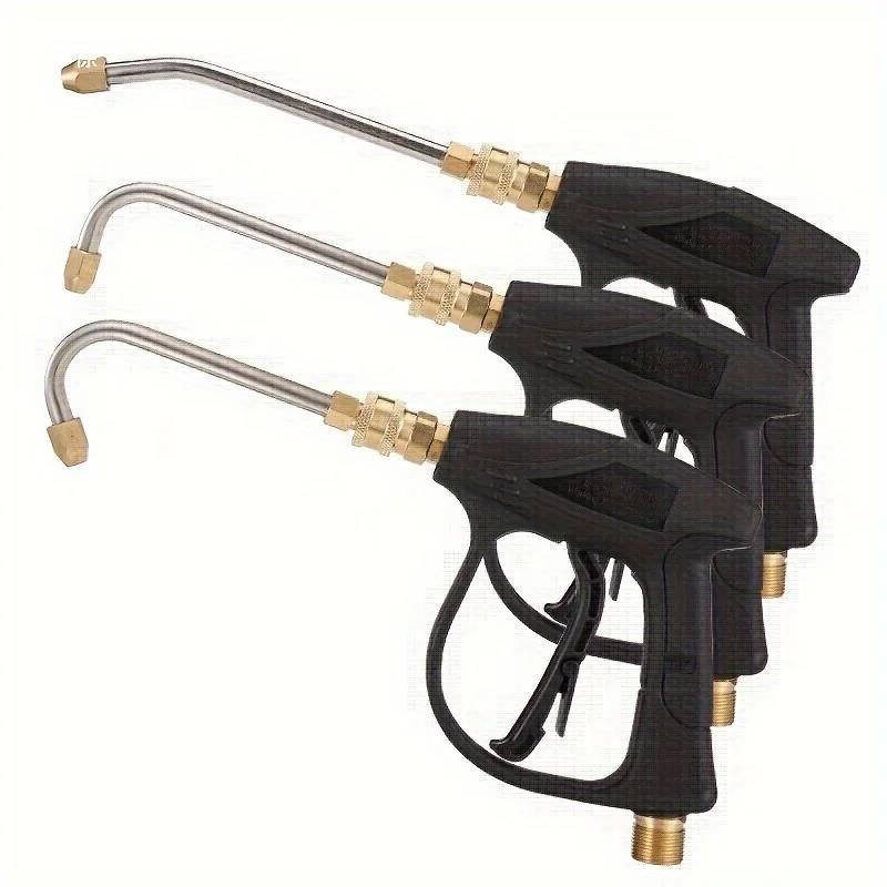 25° & 90° Angle High Pressure Water Gun Nozzle V-Shape Spray Washing Universal