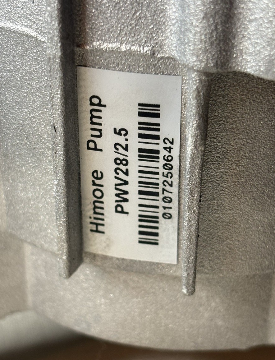 New Himore Vertical Pump PWV28/2.5/3000 PSI
