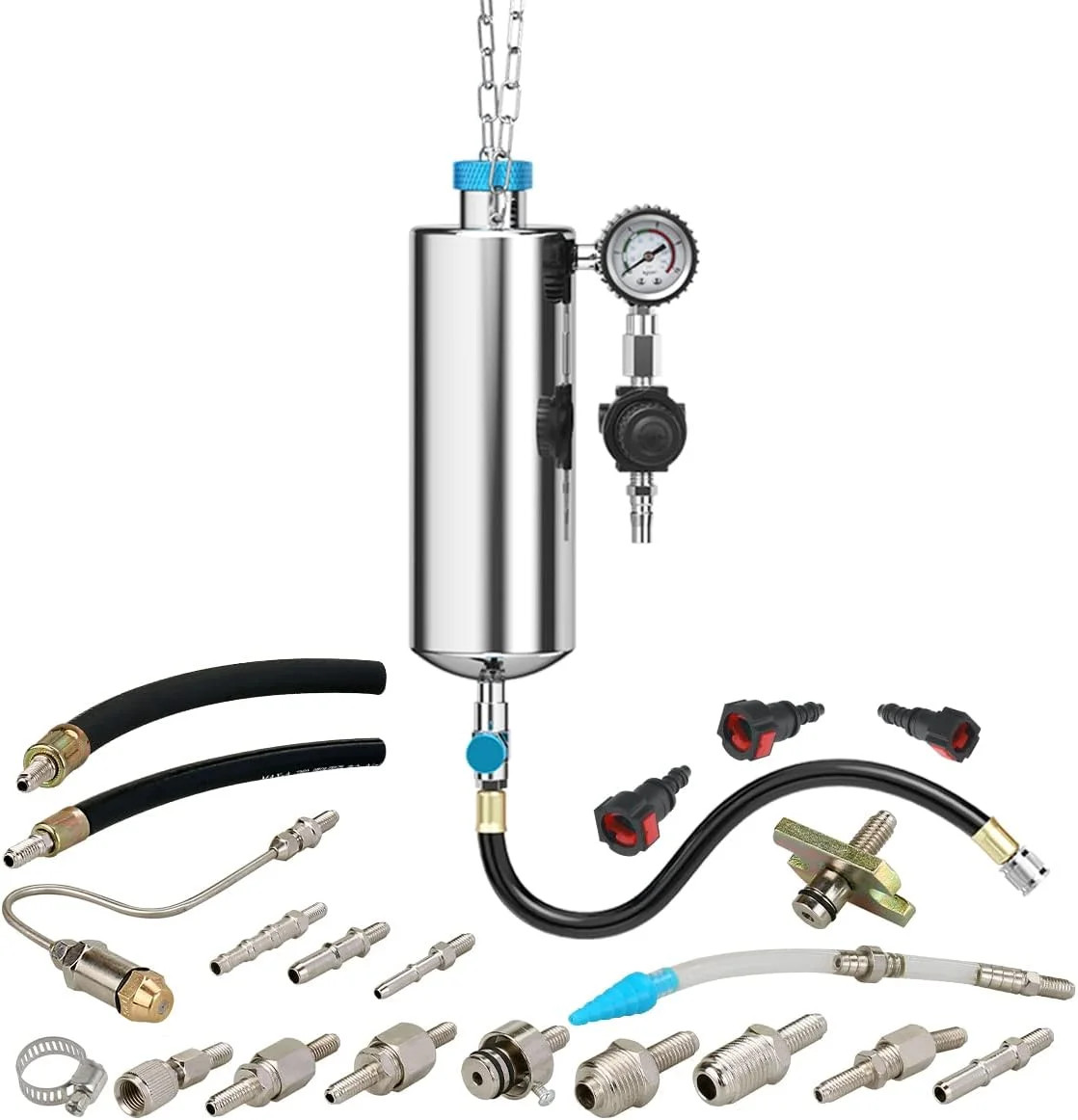 Fuel Injector Cleaner Tool Kit 1000ML 150PSI Disassembly-Free Fuel Injection Sys