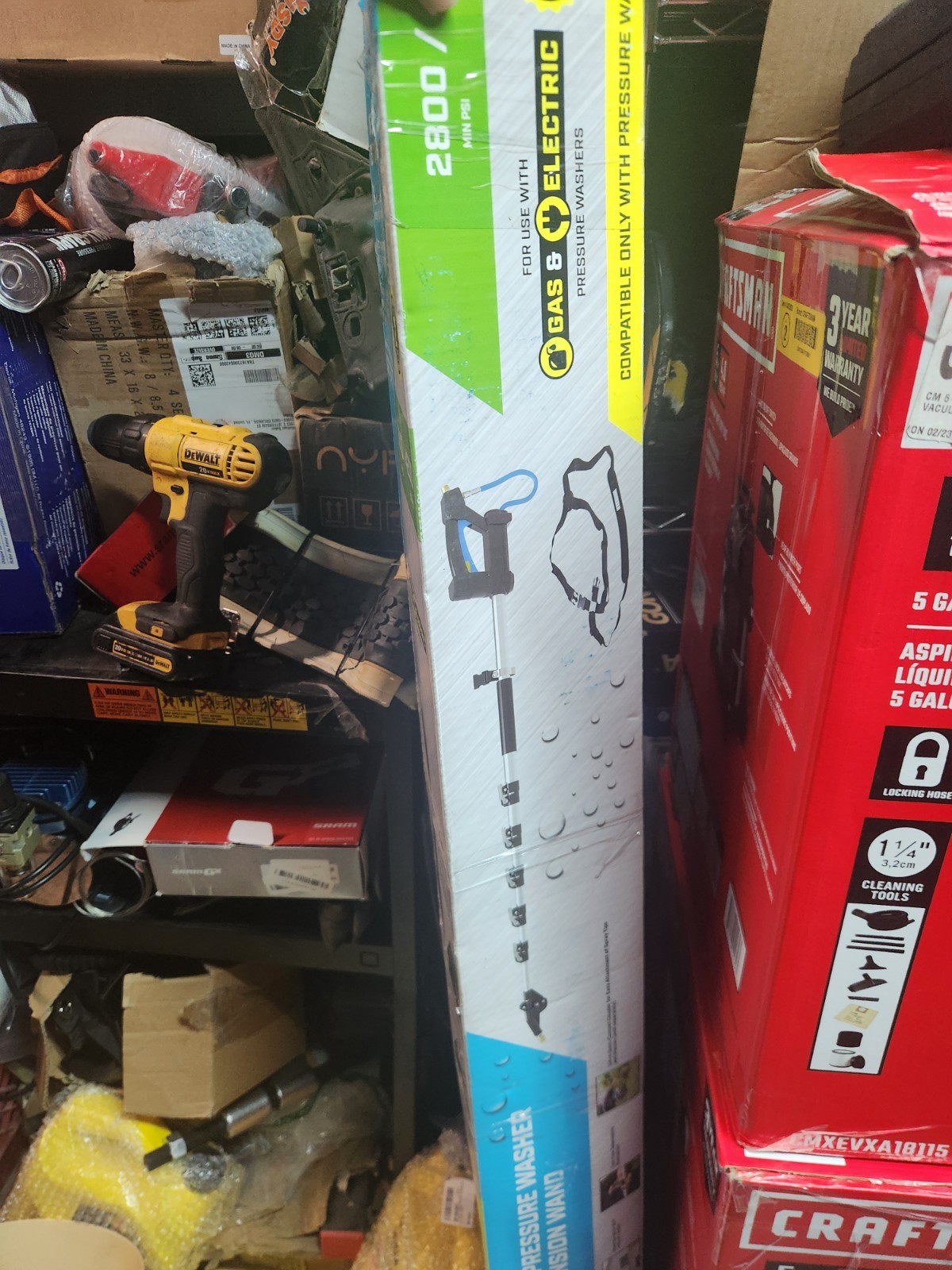 SurfaceMaxx 18-foot telescoping pressure washer extension wand, model SGY-PWA95.