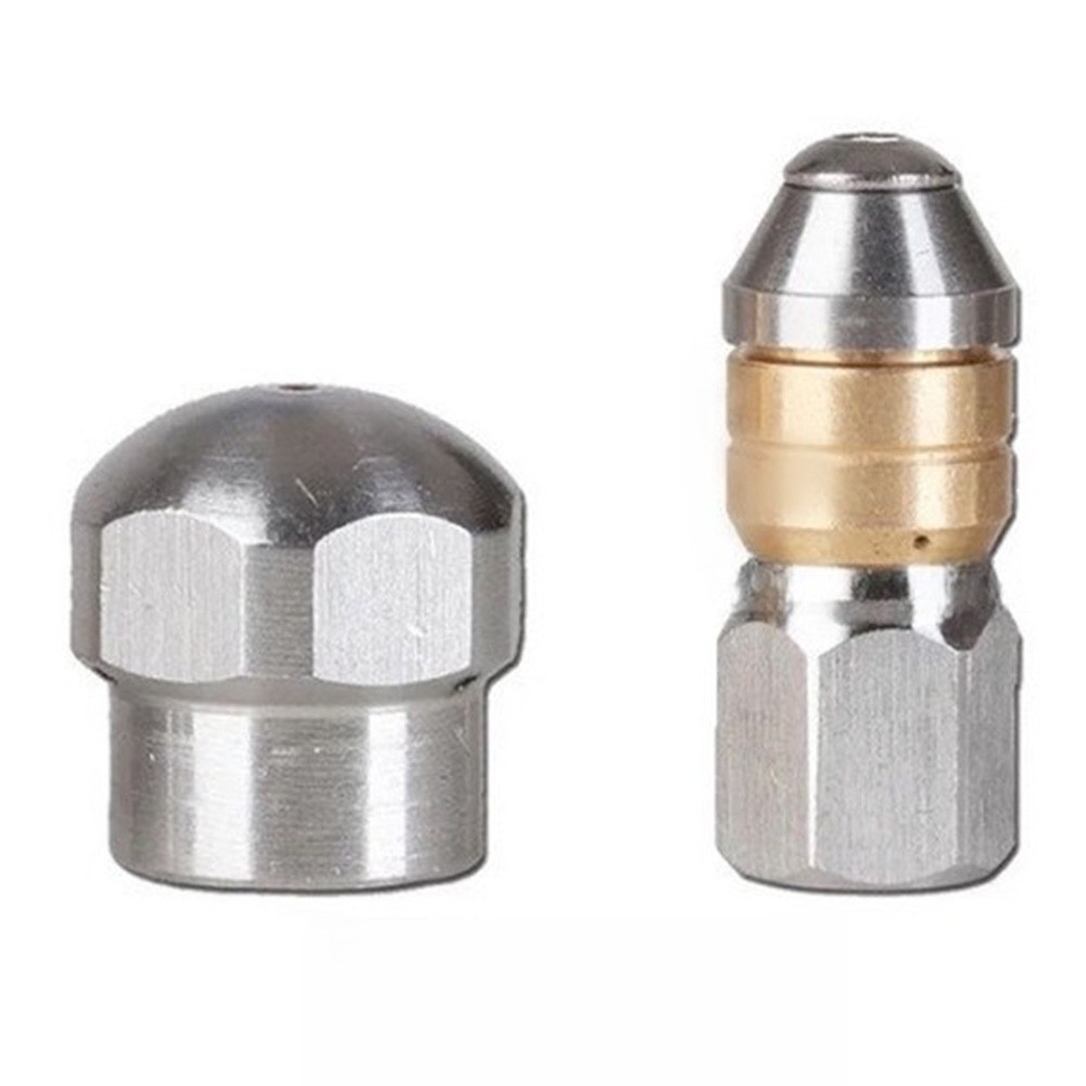 1/8 Inch 2 in 1 Pressure Washer Nozzle Stainless Steel Front Rear Jets
