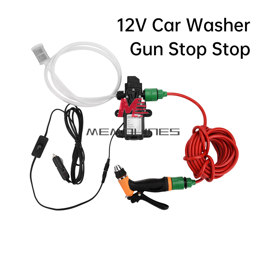 DC12V Portable Car High Pressure Washer Water Wash Cleaner Pump Kit Self-Priming