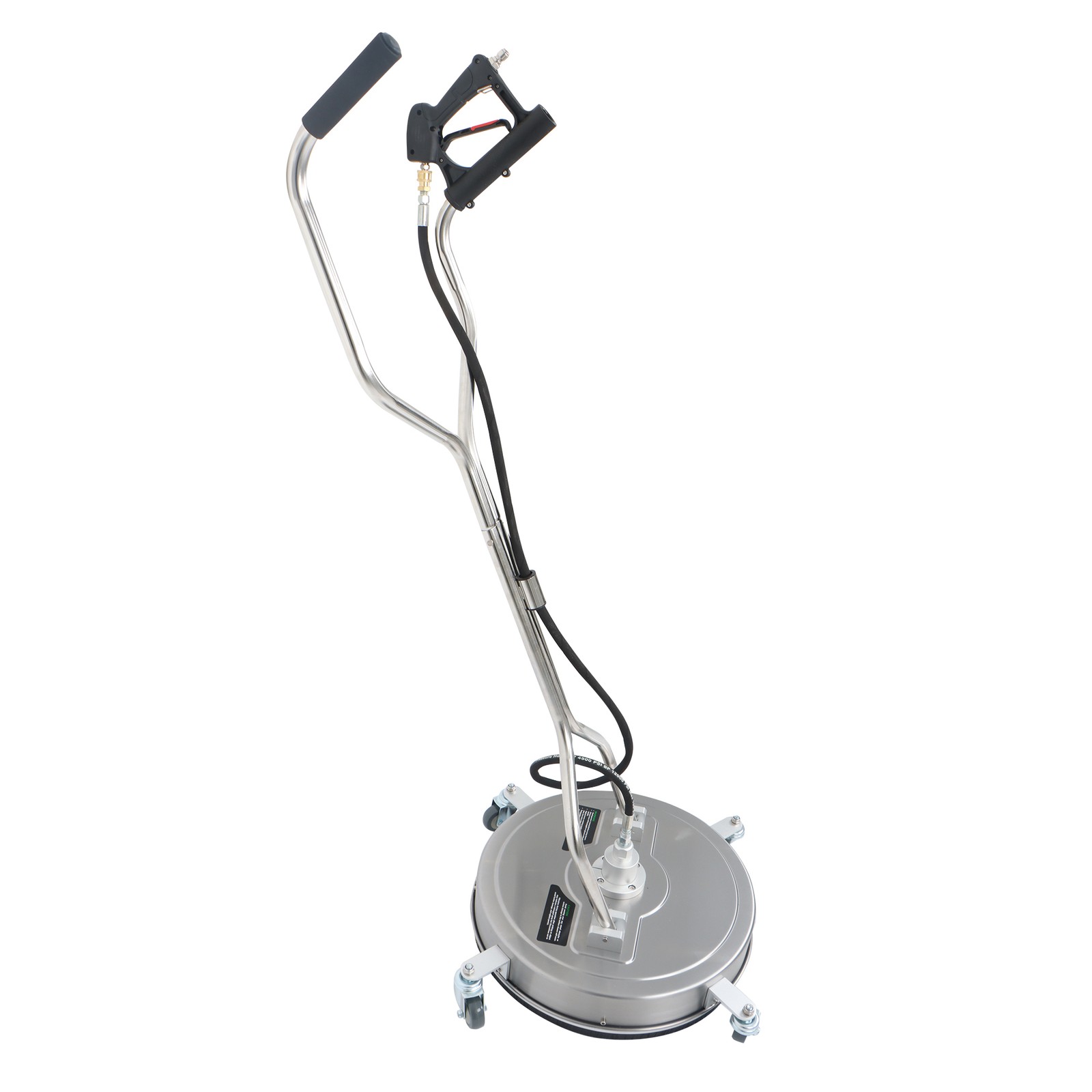 20″ 6000PSI Pressure Washer Surface Cleaner w/ Handles & Wheels Quick Connect