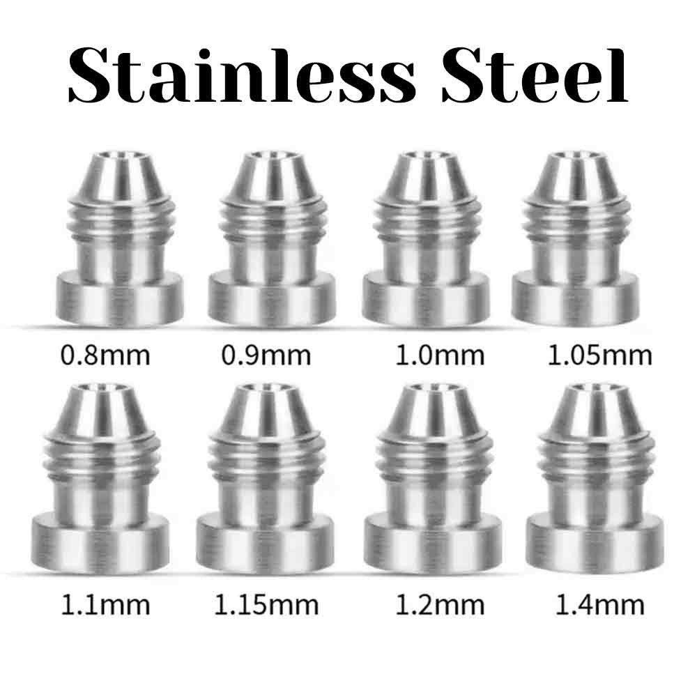 0.8 /0.9 /1~1.4mm Foam Cannon Orifice Nozzle & Foam Maker Universal Thread Tips