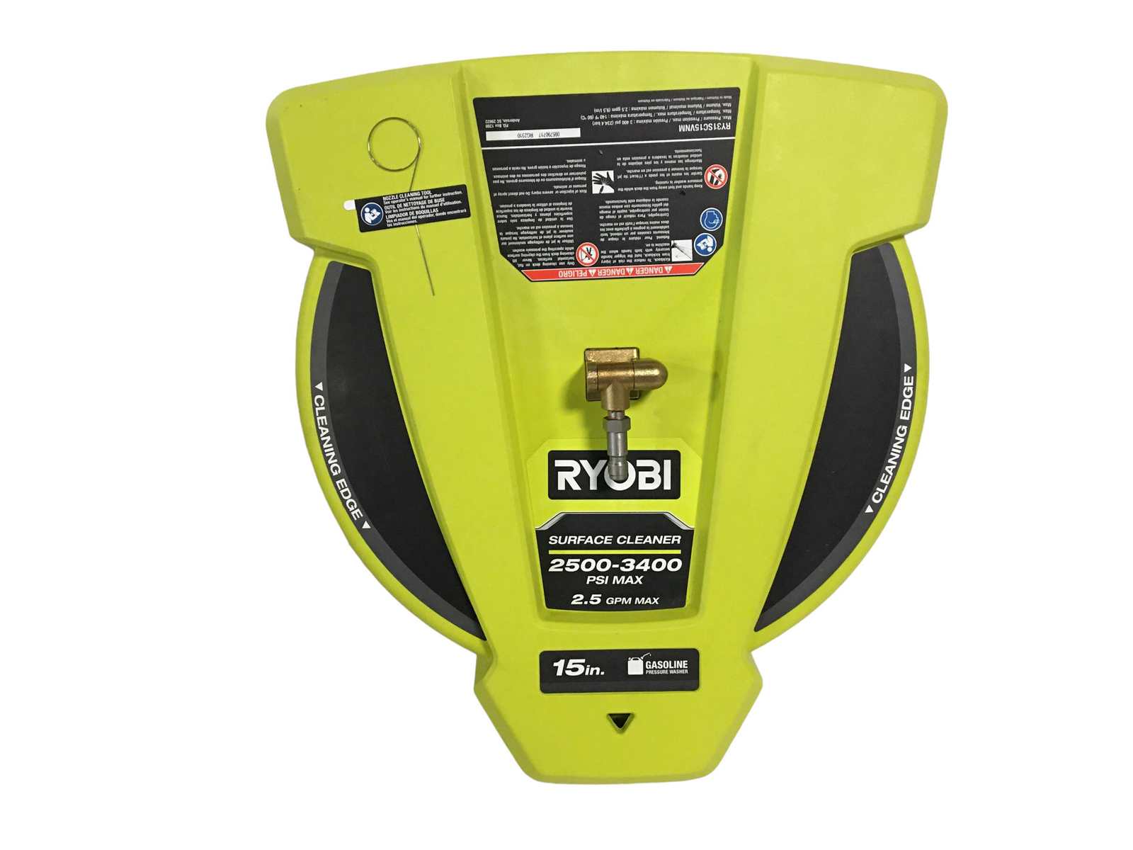 Ryobi RY31SC15 15″ Surface Cleaner (for Gas Pressure Washers)