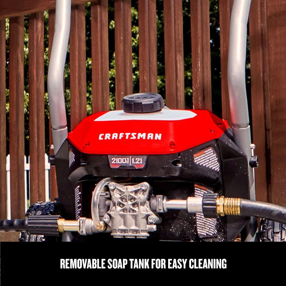 Craftsman 2100 Psi 1.2 Gpm Electric Cold Water Pressure Washer With 5 Spray