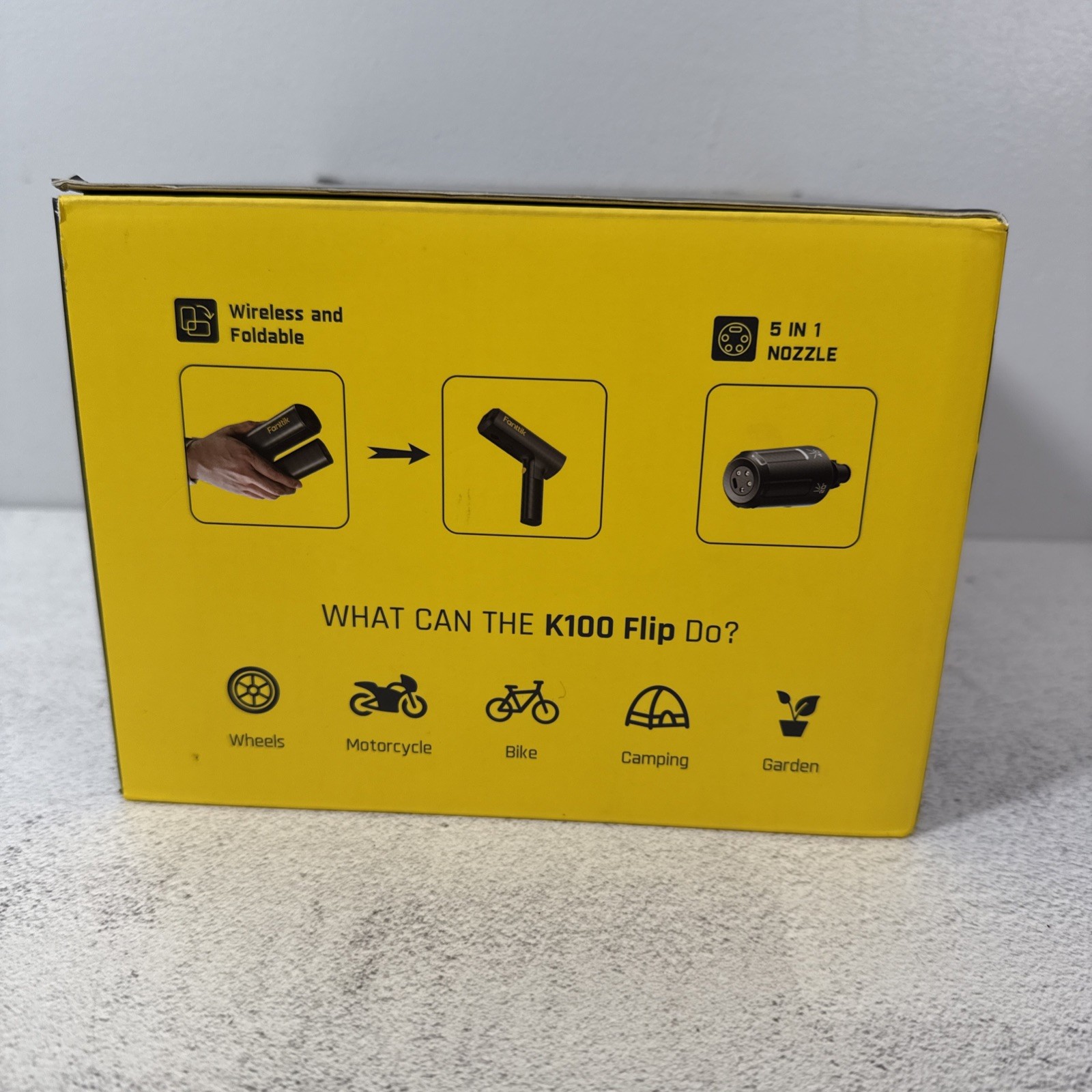 Fanttik K100 Flip Multifunctional Portable Sprayer Foldable Washer 174 PSI