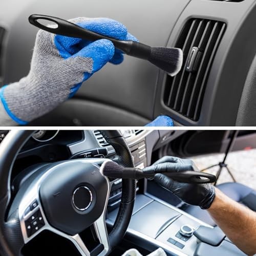 3PCS Wheel Brush Kit for Cleaning Wheel and Tire, Wheel and Rim Brush, Car Detai