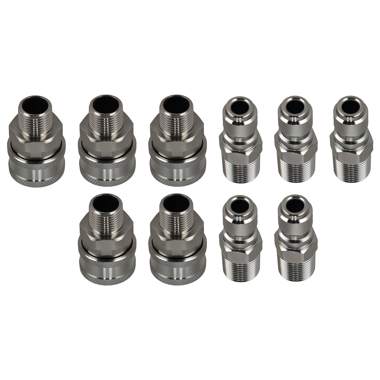 10pcs Pressure Washer Adapter Set Quick Connect Kit 3/8’’ Male Thread Fitting