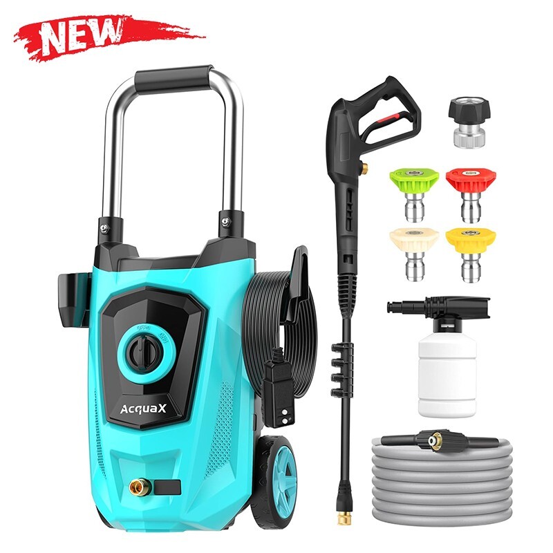 Electric Pressure Washer 4300 PSI 2.8 GPM Electric Power Washer TPU Hose Blue