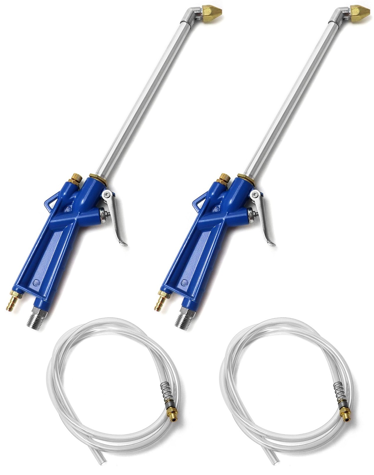 2 Set Air Blow Gun Pneumatic Engine Cleaning Gun with 4Ft Hose, Cleaning Degreas