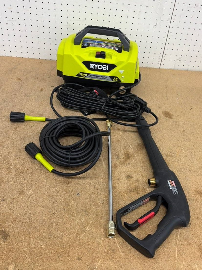 RYOBI 1200 PSI 1.8 GPM Cold Water Electric Pressure Washer MISSING