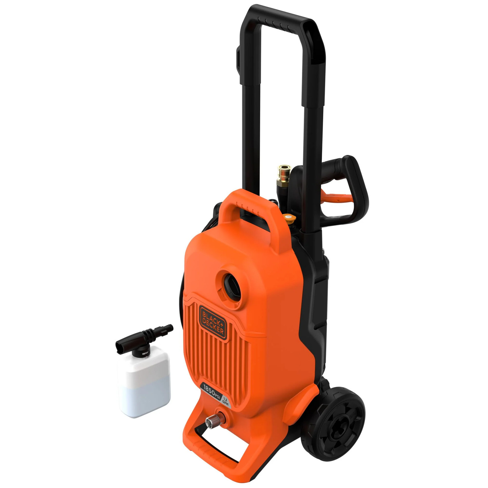 BLACK+DECKER Electric Cold Water Pressure Washer (1,850 PSI) (1.2 gpm)- BEPW1850