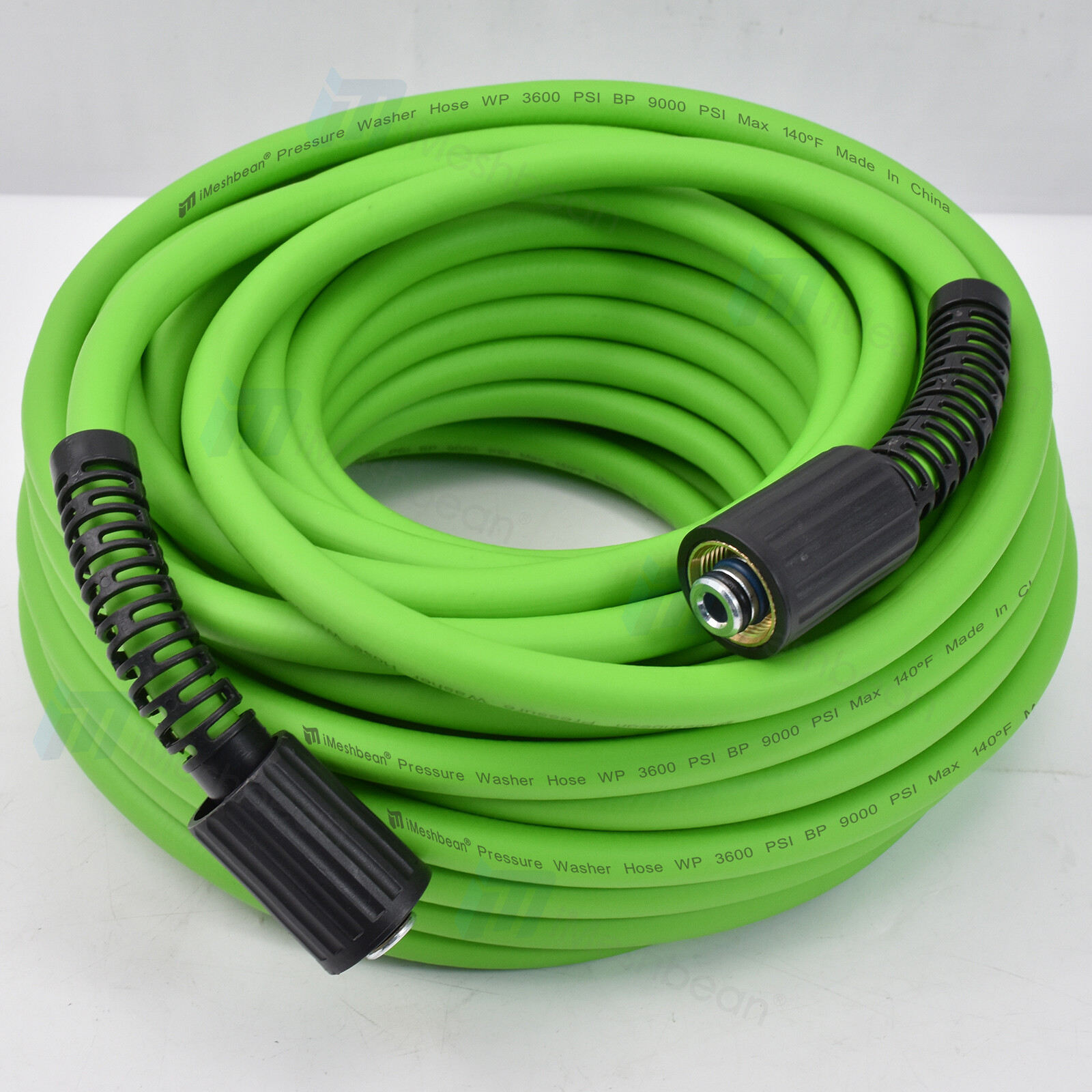 iMeshbean High Pressure Washer Hose Cable 25/50/100 FT M22-14/15mm 1/4 3600PSI