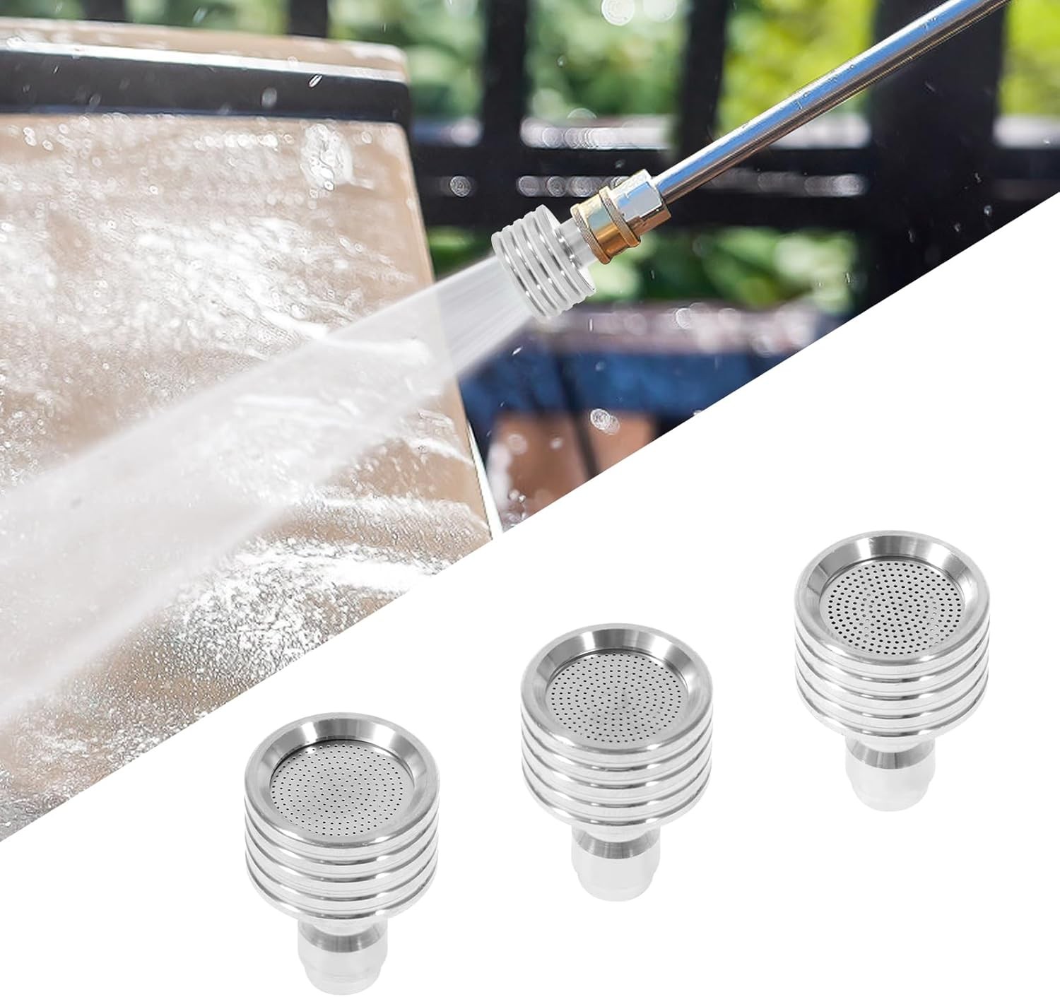 Pressure Washer Shower Nozzle, Pressure Washer Tips Spray Nozzle, Soft Rain Show
