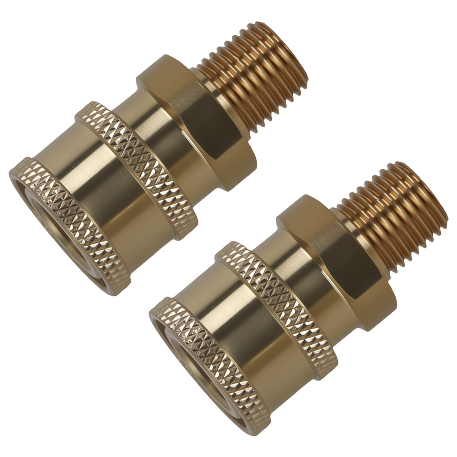 2* 1/4″ Quick Connect Male NPT Thread Pressure Washer Fitting Coupler Adapter