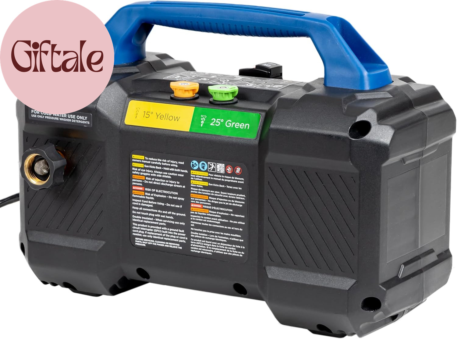 Epx3100V Electric Pressure Washer, 2100 Max PSI 1.76 Max GPM, Built-In Carry Han