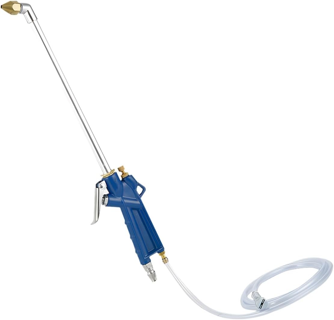 Air Engine Cleaning Spray Gun W/ 4Ft Hose- High Pressure Pneumatic Cleaning