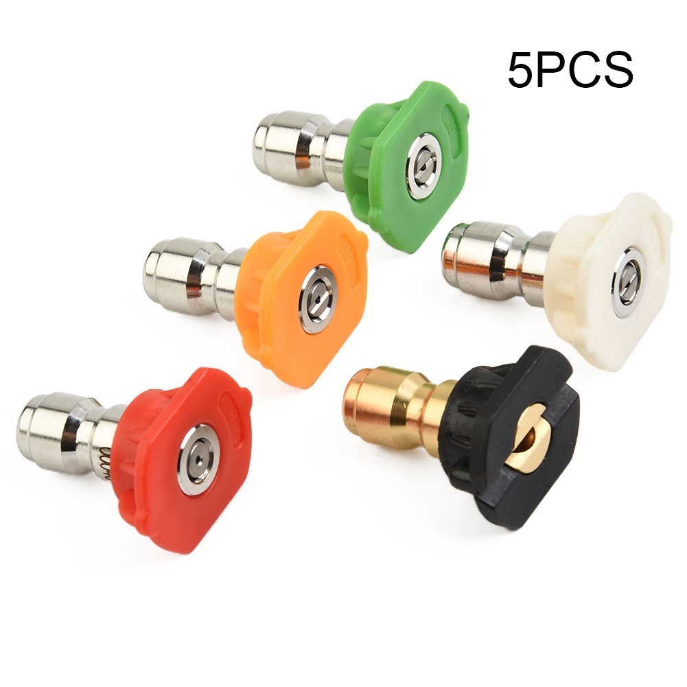 Spray Nozzle Tips 0 15 25 40 Degree 1/4” Male Thread Multiple Degree