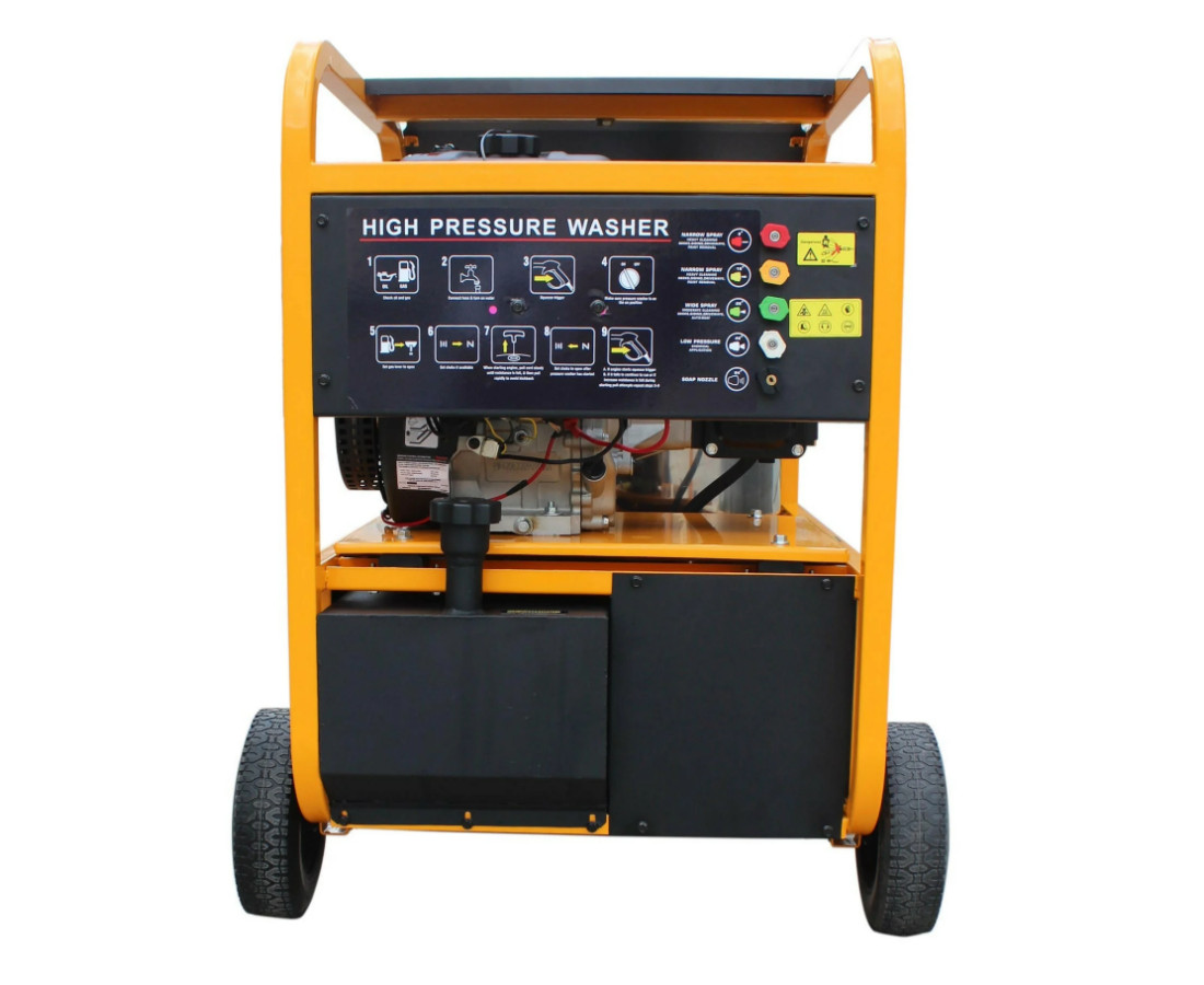 AGT 4000PSI 13HP Hot Pressure Washer Machine Gasoline Engine Adjustable Pressure