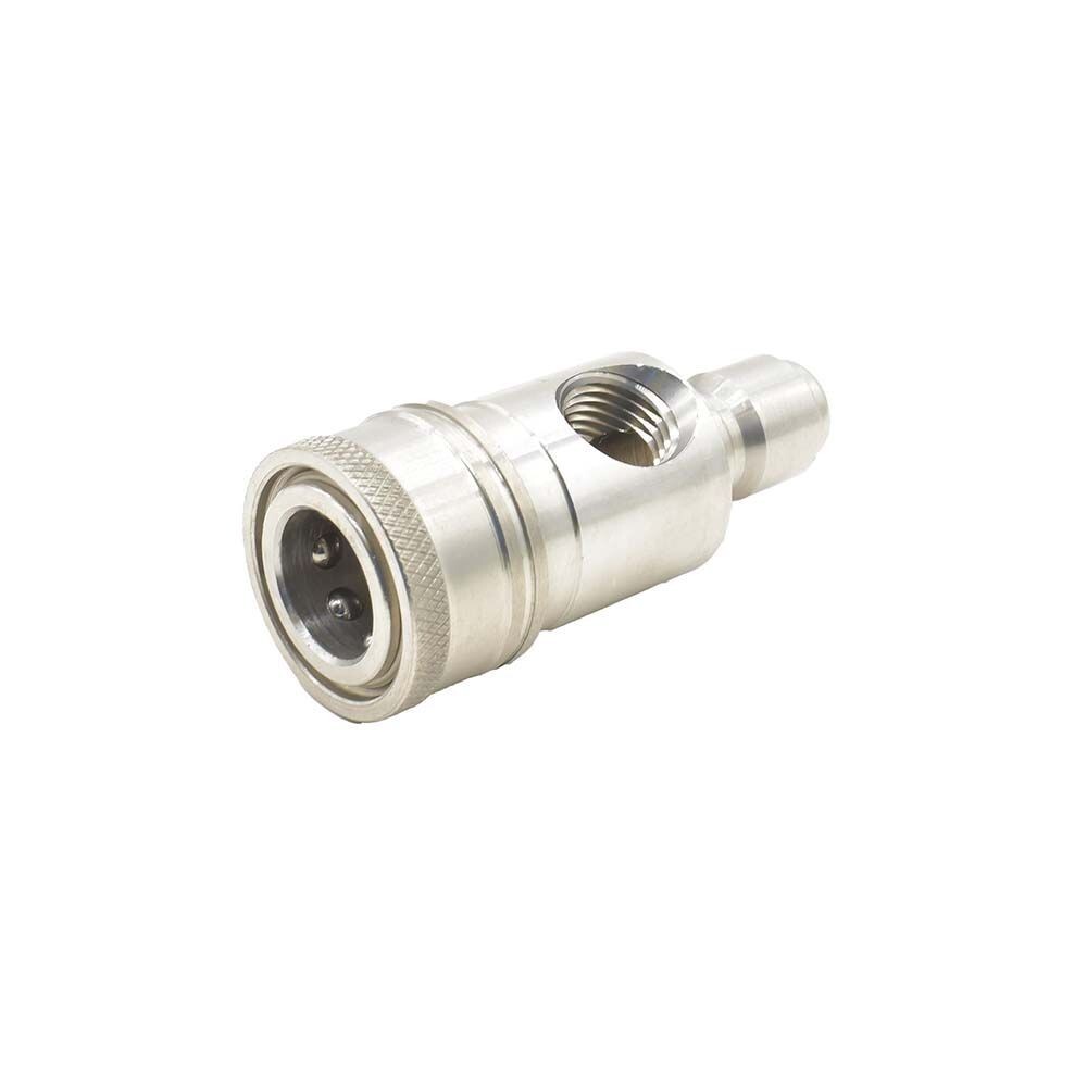 PW7222 Pressure Washer Stainless Steel Gauge Coupler 3/8 Inch Quick Connect