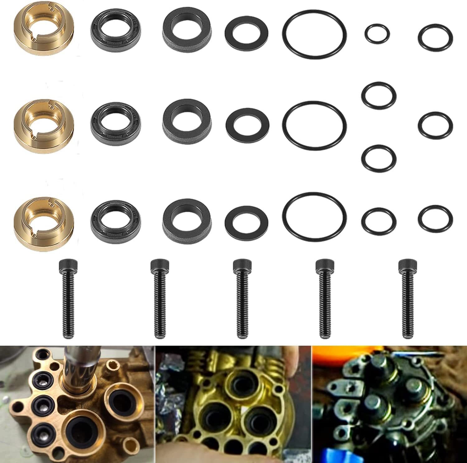 190595GS Pressure Washer Seal Kit For Briggs + Stratton Pumps 580752550
