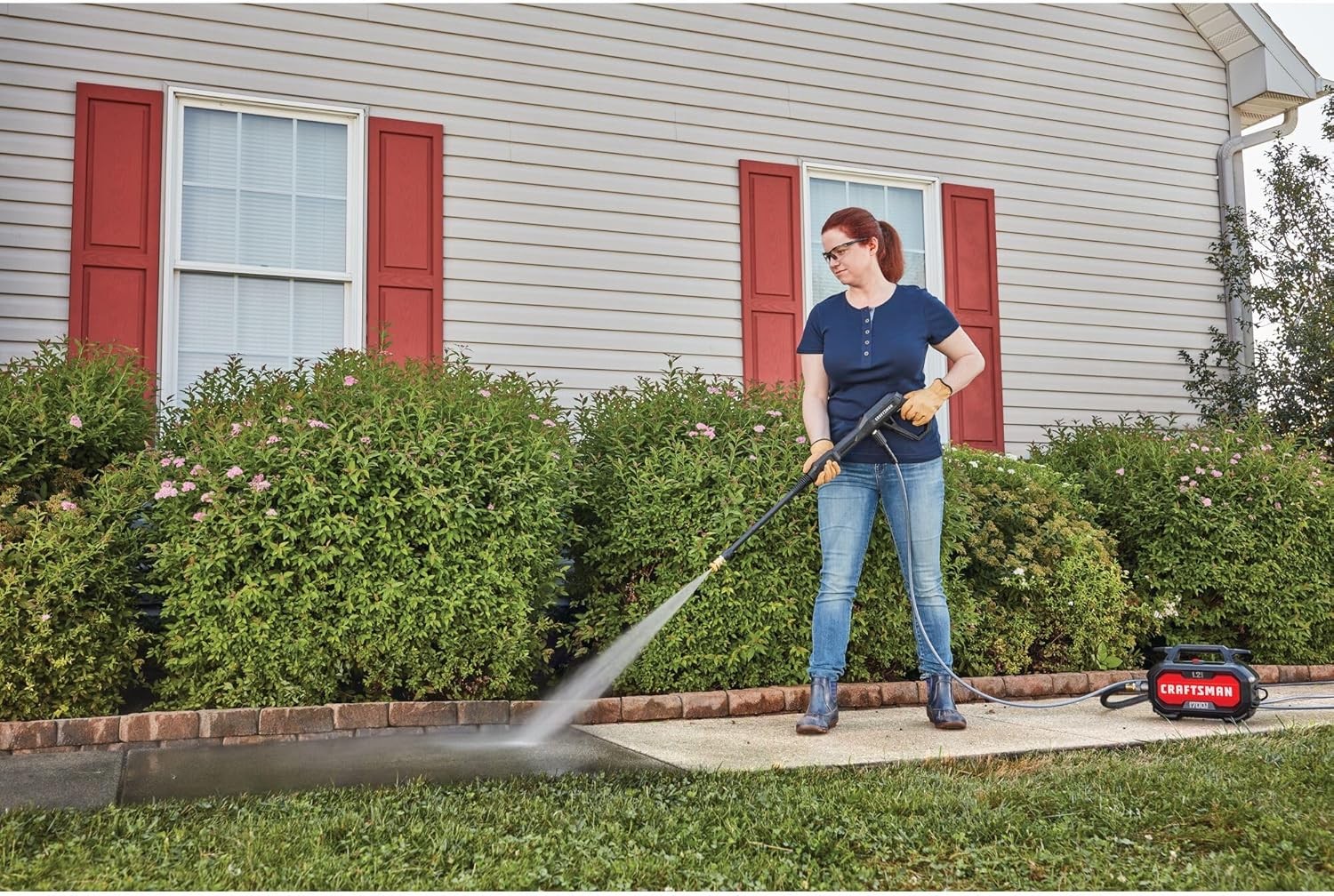 Electric Pressure Washer, Cold Water, Lightweight Corded Power Washer for Cars
